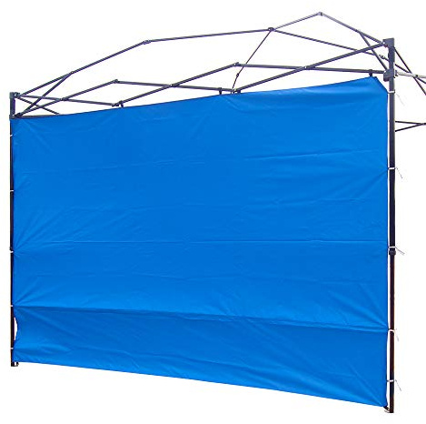 NINAT Seitenteile Seitenwände Seitenplanen Seite Privatsphäre Panel Seitenteil Wand für 3 M Pavillon Partyzelt Gartenzelt Sonnenschirm (Pavillon Rahmen Nicht inbegriffen) - 1 Stück Blau