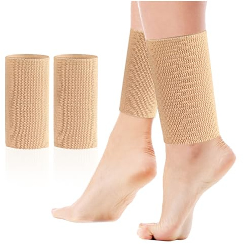 DUTIFUL Knöchelschutz Gel Knöchelbandage Knöchelpolster Knöchel Gel Pads für Herren Damen Eiskunstlauf Zubehör (Hautfarbe)