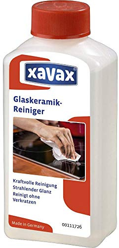 Xavax Reiniger für Glaskeramik Kochfeld, Ceranfeld, Induktionsherd, 250 ml