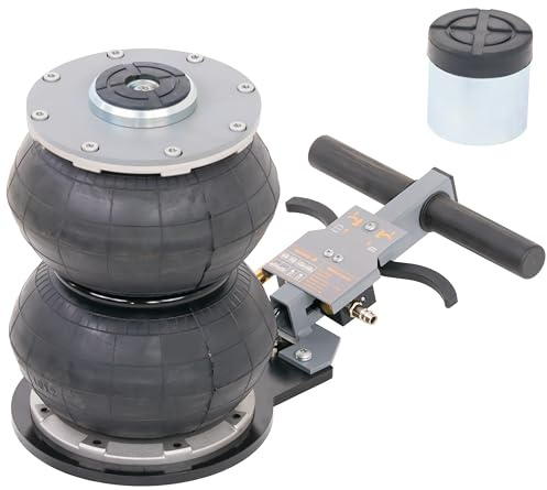 Pro-Lift-Montagetechnik Rangierwagenheber pneumatisch 2t Zwei Luftkissen 115-430 mm Pneumatikantrieb Werkstatt 2000kg professionell Druckluftheber LKW PKW