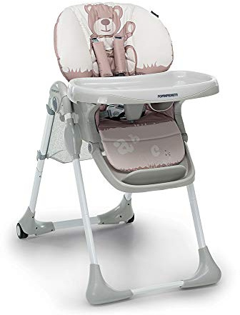 Foppapedretti, Meeting Hochstuhl, für Kinder von 6 bis 36 Monaten (bis zu 15 kg), grau
