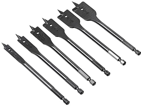 Amazon-Marke: Denali 6-teilig Spaten-Bit-Set, 10 mm bis 25 mm