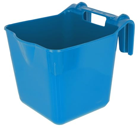 Kerbl Futtertrog HangOn, Futtereimer, Royalblau, 28x37x32cm, 13l, Kunststoff, zum Einhängen, transportabel, robust, schlagzäh