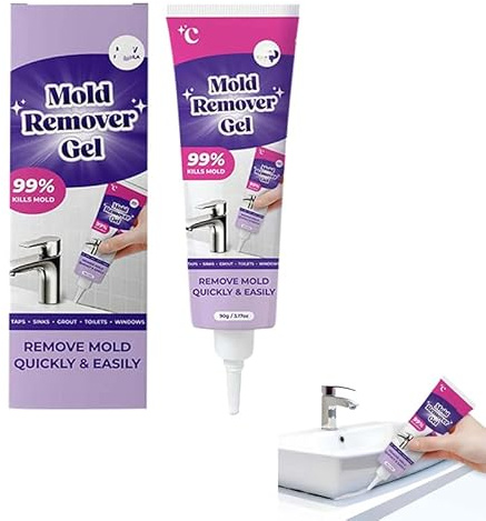 Schimmelentferner Gel, Entferner Vexclean Gel, Leistungsstarkes Haushaltsreinigungsgel, Kalkentferner Dusche Stark, Fleckenentferner, Geruchsentferner, Für Fliesenfugen In Bad Und Küche