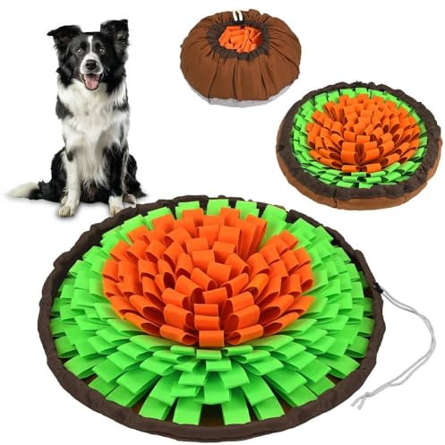 AYESY Schnüffelteppich Hund, Futterschnüffel-Futtermatte, Welpen-Trainingsmatte für langsames Füttern, Hunde-Schnüffelmatte für Alle Hunderassen, fördert die Natürliche Nahrungssuche und Stressabbau