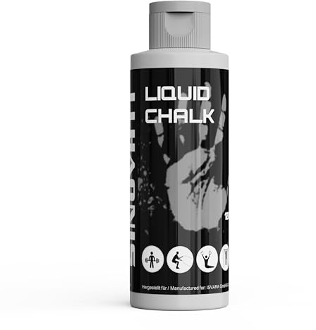 SINOVATI Liquid Chalk Gym Flüssig-Kreide Sport | geeignet als Chalk Bouldern, Magnesium Klettern, Kreide Gym, Magnesia Turnen, oder Pole Dance Grip | Alternative zu Chalk Block, Lang Haltend