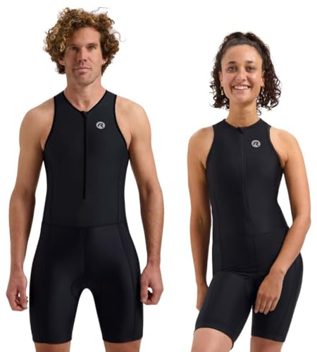 Rogelli Florida Triathlonanzug Unisex Damen und Herren ärmellos - Trisuit mit Rückentaschen