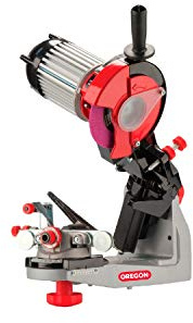 Oregon Professional 230 Volt Sägeketten-Schleifmaschine mit Hydraulischer Kettenklemmung, Universeller Sägekettenschärfer, für Alle Kettensägen-Ketten (620-230)