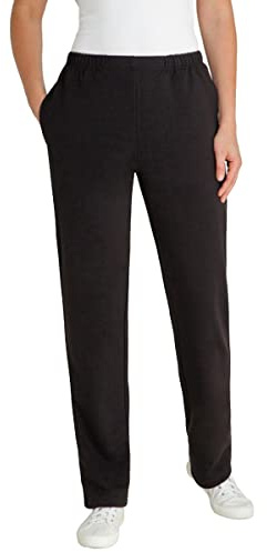 hajo Polo & Sportswear Damen Sweathose in Kurzgrößen, 24, Schwarz