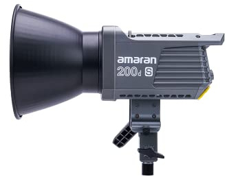 Aputure Amaran 200d S - Kompakte COB-Videoleuchte, Leichte LED Punktlichtquelle, 200W 5600K Schlüsselleuchte für Fotografie & Videografie, Kompatibel mit Bowens-Mount-Zubehör