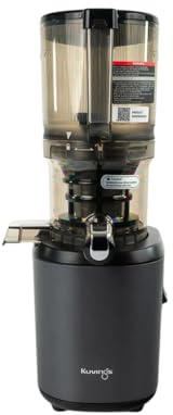 Kuvings Slow Juicer AUTO6 | Entsafter Gemüse und Obst, Elektrische Kaltpresse, Ruhiger Motor, Leicht zu Reinigen, Saft & Sorbet, 1.7L, BPA Frei, Schlankes Design, 200 Watt (Matt Gunmetal)_KHS-660SE