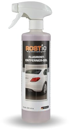 Rostio Flugrostentferner Gel Rostentferner | Flugrost entfernen | Auto Rost Lack mit Farb-Indikator | Rost Reiniger