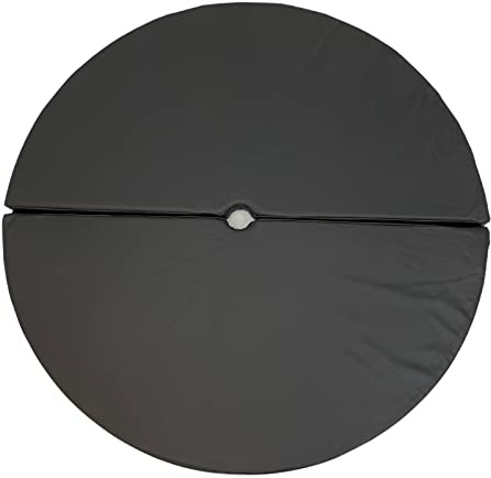 FORTISLINE Pole Dance Matte 120 cm, Schutzmatte für Pole Dance Stange, Faltbare Sicherheitsmatte, 5 cm dick, Stangentanz Matte aus Kunstleder mit abnehmbarem Bezug