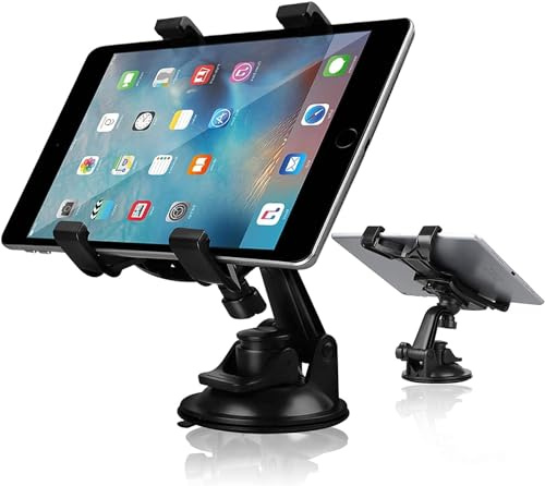 EEEKit Tablet Halterung fürs Auto Armaturenbrett, 360° Drehbare Saugnapf-Halterung für iPad, Galaxy Tab, Switch und andere 7 bis 10,5 Zoll Tablets und Smartphones
