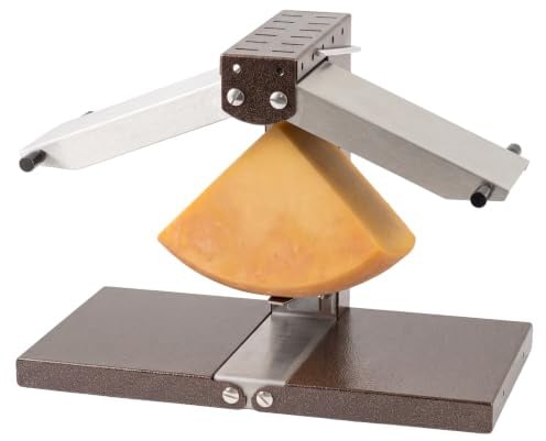 Louis Tellier Raclettegerät traditionell, 1/4 Käselaib, 2-6 Pers., 1000 W | Made in France, Profi-Raclette-Ofen aus Edelstahl, 2 höhenverstellbare Heizstäbe, abnehmbarer Käsehalter, Ein/Aus-Schalter