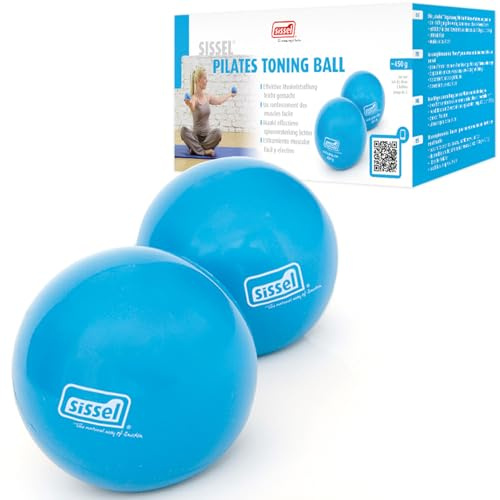 SISSEL Pilates Toning Ball 2er-Set | Pilates Ball Set | Für Kraft, Balance & Core | Training für Arme, Schultern & Oberkörper | Kompakt & effektiv | 2 Bälle