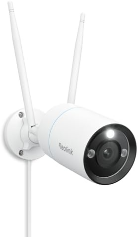 Reolink 4K Wi-Fi 6 Überwachungskamera, 5/2,4 GHz WLAN, IP67 Metallgehäuse | WLAN Kamera Outdoor, Menschen-/Fahrzeug-/Haustiererkennung, Farbnachtsicht, 2-Wege-Audio, 24/7-Aufzeichnung, RLC-810WA