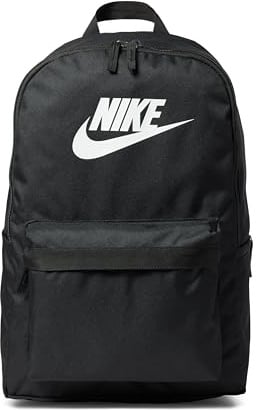 Nike, Heritage, Rucksack, Schwarz/Schwarz/Weiß, 25Lt, Unisex Erwachsener