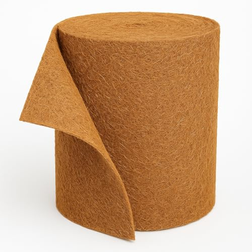 MW.Shop.24 Kokosmatte 100% Biologisch Winterschutz für Pflanzen Kälteschutz in 25cm / 50cm / 75cm /100cm (Breite) - (Meterware) Garten (25cm x 1m)