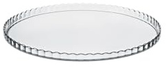 Dajar Patisserie Tortenständer Glas, Transparent, 32 x 32 x 1,6 cm