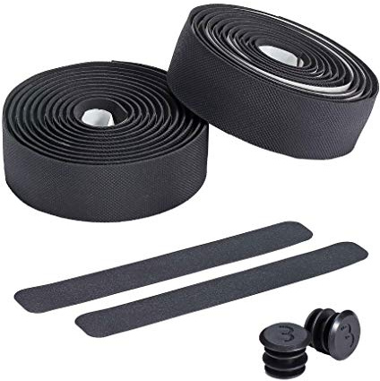 BBB Cycling Fahrrad Moutainbike Lenkerband Flexribbon Gel für Rennräder, BHT-14, Schwarz, 200 x 3 cm