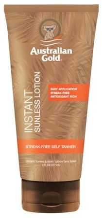Australian Gold Instant Sunless Lotion Selbstbräuner, 177 ml(Verpackung kann abweichen)