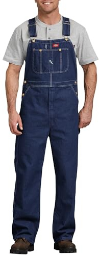 Dickies Herren Latzhose DB100 - Bib Overall,Blau (Rnsd Ind/Blu Rnb),W34/L32