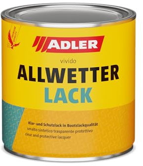 ADLER Allwetterlack Bootslackqualität Matt 750 ml - Klarlack für außen