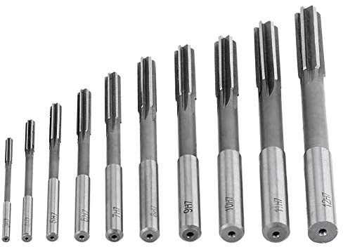 Estink Reibahle-Set HSS 3-12mm | Präzisionswerkzeug, H7 Toleranz, Maschinenschäftung, für Metallbearbeitung