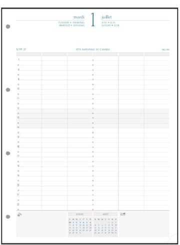 Kalender 1 Tag pro Seite 1 Jahr 2027: Kalendereinlage