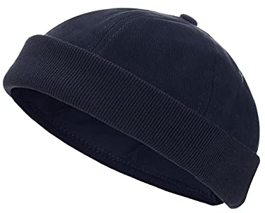 modAS Segler Cap Seemannsmütze - Docker Mütze Docker-Cap aus Baumwolle in Marine