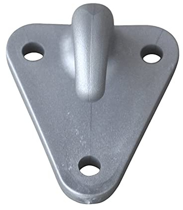 iapyx 10 Stück Dreiloch Planenhaken 45x39mm Anhänger Abspannhaken