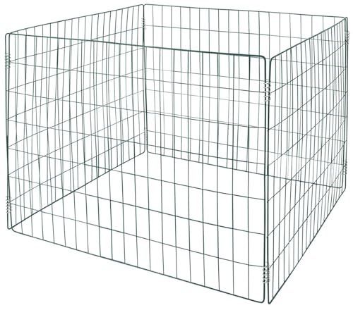 V2Aox Komposter Stahl verzinkt Kompost Metallkomposter Kompostbehälter Kompostgitter Auswahl Garten Gitter Kompost Kompostierer, Größe:Größe 3 90 x 90 x 70 cm