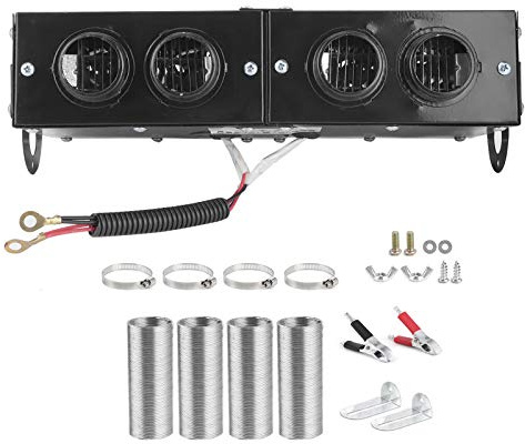 4-Loch-Autoheizung Auto-Defroster 12 V 800 W Defroster Defogger Schnelles Aufheizen Schnelles Auftauen Defogger Auto-Heizlüfter Stecker in den Zigarettenanzünder fürs Auto