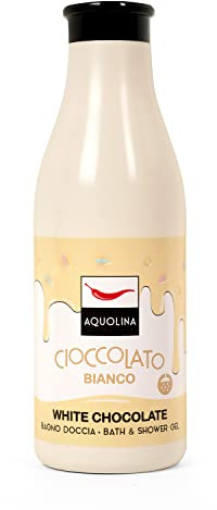 Aquolina Duschgel Weiße Schokolade. Cremiges, leichtes Schaumbad, das schnell aufgenommen wird - 500 ml