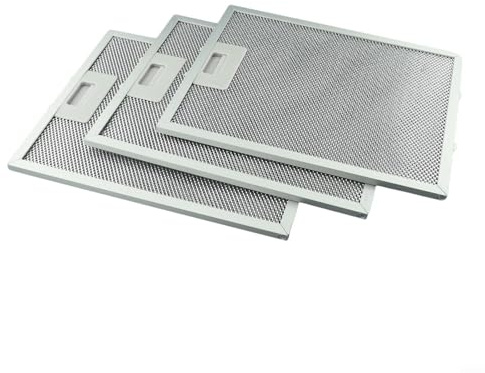 Fettfilter für Dunstabzugshaube, Metall, 310 x 250 x 9 mm, 5-lagiges Aluminiumgeflecht, Küchenabluftventilator, Ersatzfilter
