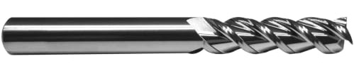 PAULIMOT VHM-Schlichtfräser Ø 8,0 mm 45° Aluminium, 3-schneidig, poliert