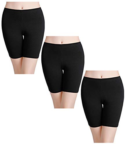 wirarpa Unterhosen Radlerhose Boxershorts Damen Baumwolle | Radlerhose damen, Größe S-5XL, Leggins Kurz Damen, kein Einschneiden, kein Hochrollen, Hohe Taille