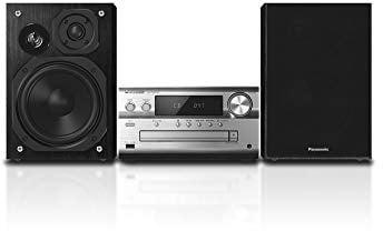 Panasonic SC-PMX94EG-S Micro HiFi System (120 W RMS, Digital DAB+, CD, UKW , Bluetooth, USB, AUX) silber, Einheitsgröße