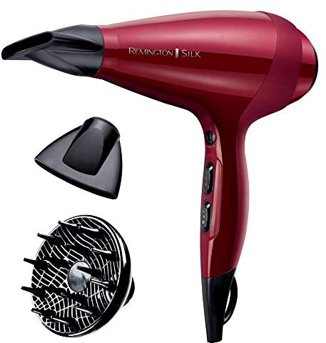 Remington AC9096 Silk Haartrockner 2400W Rot mit Ionen-Generator und Diffusor