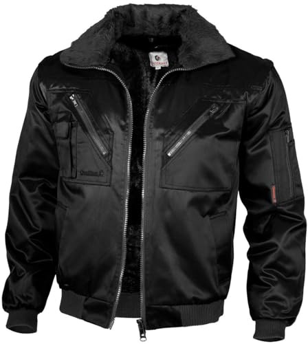 Qualitex - Pilotenjacke 4 in 1, Schwarz, L