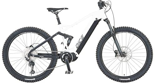 Prophete Dice 5.0 E-MTB E-Bike Fully 27,5 Zoll - 720Wh - Integrierter Akku - Mittelmotor AEG - 12-Gang Kettenschaltung - HDY. Scheibenbremse - Rahmenhöhe 48 cm