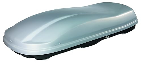 Farad Marlin Dachbox 680L grau metallic mit Lifter - Doppelter Seitenöffner, TÜV-GS Zulassung, 5 Jahre Garantie - 3-Punkt-Zentralverriegelung mit Sicherheitsschlüssel