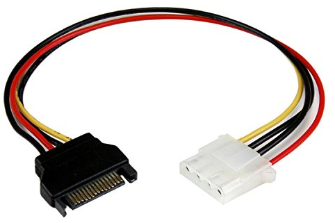 StarTech.com 30cm SATA auf LP4 Stromadapter - Bu/St - Serial ATA zu 4pin Stromkabel Adapter
