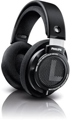 Philips SHP9500/00 HiFi-Kopfhörer mit 50mm Neodymium schwarz