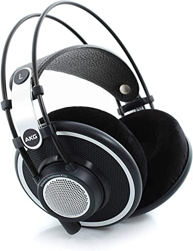 AKG K702 Open-Back Over-Ear Premium Studio-Kopfhörer, Klang in Referenzqualität, luftiges und weiträumiges Klangbild, präzise Verarbeitung - Schwarz und Silber