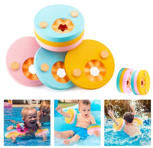 kaianda Schwimmflügel für Kinder, 6 Stück, Dolphin Schwimmflügel, aus Schaumstoff, Schwimmscheiben