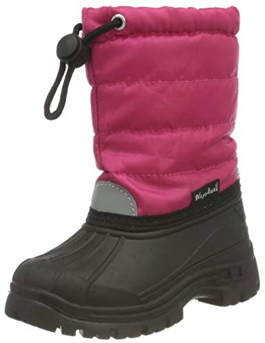 Playshoes Unisex Kinder Winterstiefel, Moonboots, Schneeschuhe für Kinder, mit Warmfutter Schneestiefel, Pink 18 Pink, 30/31 EU