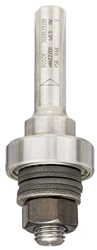 Bosch Professional Schaft für Scheibenfräsen (Schaft 8mm, Ø22mm, Gesamtlänge 60,3mm), Grau, 1/2 Inch, 2608629390