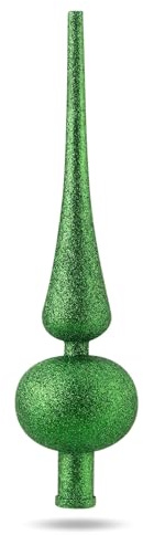 Spitze grün Christbaumspitze Baumspitze Spitze Aufstecker für Tannenbaum Tannenbaumspitze Weihnachtsbaum Weihnachten (Spitze-grün)